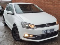 USED 2017 17 VOLKSWAGEN POLO 1.2 TSI BlueMotion Tech Match Hatchback 5dr Petrol Manual Euro 6 (s/s) (90 ps) 