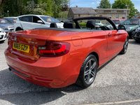 USED 2015 65 BMW 2 SERIES 2.0 218d Sport Convertible 2dr Diesel Manual Euro 6 (s/s) (150 ps) FULL BMW SERVICE + AMAZING CAR ! !