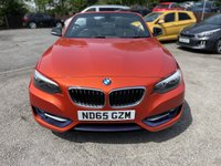USED 2015 65 BMW 2 SERIES 2.0 218d Sport Convertible 2dr Diesel Manual Euro 6 (s/s) (150 ps) FULL BMW SERVICE + AMAZING CAR ! !