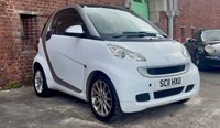 USED 2011 11 SMART FORTWO 1.0 MHD PASSION NAV SOFT TOUCH AUTOMATIC COUPE 2 DOOR *AUTOMATIC*ONLY &pound;20 ROAD TAX*GLASS PANORAMIC ROOF*SAT NAV*AIR CON*ALLOY WHEELS*THE CAR HAS HAD 8 SERVICES AND COMES WITH BRAND NEW MOT AND SERVICE*