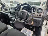 USED 2019 19 RENAULT TRAFIC White 1.6 dCi 27 Sport Nav Euro 6 panel van, 58,000 miles, ULEZ compliant, 6-Speed manual, A/C, 17in alloys, Rear sensors and much more! No VAT! This 2019 Renault Trafic van presents a compelling proposition with its remarkably low mileage of just 58,000 miles for its age. This dCi 27 Sport Nav SWB Standard Roof model is powered by an efficient 1.6 litre diesel engine and meets Euro 6 emissions standards. It comes equipped with Manual Air Conditioning featuring a Pollen Filter, and the MediaNav Multimedia System which includes Bluetooth connectivity for your convenience. Safety and practicality are enhanced by the Wide View Mirror with B