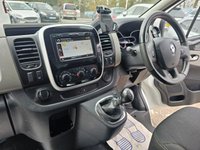 USED 2019 19 RENAULT TRAFIC White 1.6 dCi 27 Sport Nav Euro 6 panel van, 58,000 miles, ULEZ compliant, 6-Speed manual, A/C, 17in alloys, Rear sensors and much more! No VAT! This 2019 Renault Trafic van presents a compelling proposition with its remarkably low mileage of just 58,000 miles for its age. This dCi 27 Sport Nav SWB Standard Roof model is powered by an efficient 1.6 litre diesel engine and meets Euro 6 emissions standards. It comes equipped with Manual Air Conditioning featuring a Pollen Filter, and the MediaNav Multimedia System which includes Bluetooth connectivity for your convenience. Safety and practicality are enhanced by the Wide View Mirror with B