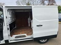 USED 2019 19 RENAULT TRAFIC White 1.6 dCi 27 Sport Nav Euro 6 panel van, 58,000 miles, ULEZ compliant, 6-Speed manual, A/C, 17in alloys, Rear sensors and much more! No VAT! This 2019 Renault Trafic van presents a compelling proposition with its remarkably low mileage of just 58,000 miles for its age. This dCi 27 Sport Nav SWB Standard Roof model is powered by an efficient 1.6 litre diesel engine and meets Euro 6 emissions standards. It comes equipped with Manual Air Conditioning featuring a Pollen Filter, and the MediaNav Multimedia System which includes Bluetooth connectivity for your convenience. Safety and practicality are enhanced by the Wide View Mirror with B