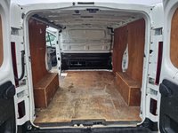 USED 2019 19 RENAULT TRAFIC White 1.6 dCi 27 Sport Nav Euro 6 panel van, 58,000 miles, ULEZ compliant, 6-Speed manual, A/C, 17in alloys, Rear sensors and much more! No VAT! This 2019 Renault Trafic van presents a compelling proposition with its remarkably low mileage of just 58,000 miles for its age. This dCi 27 Sport Nav SWB Standard Roof model is powered by an efficient 1.6 litre diesel engine and meets Euro 6 emissions standards. It comes equipped with Manual Air Conditioning featuring a Pollen Filter, and the MediaNav Multimedia System which includes Bluetooth connectivity for your convenience. Safety and practicality are enhanced by the Wide View Mirror with B