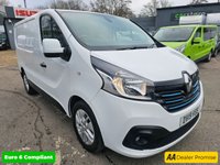 USED 2019 19 RENAULT TRAFIC White 1.6 dCi 27 Sport Nav Euro 6 panel van, 58,000 miles, ULEZ compliant, 6-Speed manual, A/C, 17in alloys, Rear sensors and much more! No VAT! This 2019 Renault Trafic van presents a compelling proposition with its remarkably low mileage of just 58,000 miles for its age. This dCi 27 Sport Nav SWB Standard Roof model is powered by an efficient 1.6 litre diesel engine and meets Euro 6 emissions standards. It comes equipped with Manual Air Conditioning featuring a Pollen Filter, and the MediaNav Multimedia System which includes Bluetooth connectivity for your convenience. Safety and practicality are enhanced by the Wide View Mirror with B