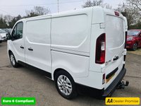 USED 2019 19 RENAULT TRAFIC White 1.6 dCi 27 Sport Nav Euro 6 panel van, 58,000 miles, ULEZ compliant, 6-Speed manual, A/C, 17in alloys, Rear sensors and much more! No VAT! This 2019 Renault Trafic van presents a compelling proposition with its remarkably low mileage of just 58,000 miles for its age. This dCi 27 Sport Nav SWB Standard Roof model is powered by an efficient 1.6 litre diesel engine and meets Euro 6 emissions standards. It comes equipped with Manual Air Conditioning featuring a Pollen Filter, and the MediaNav Multimedia System which includes Bluetooth connectivity for your convenience. Safety and practicality are enhanced by the Wide View Mirror with B