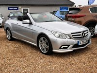 USED 2012 62 MERCEDES-BENZ E-CLASS 2.1 E250 CDI BlueEfficiency Sport Cabriolet 2dr Diesel Manual Euro 5 (s/s) (204 ps) Stunning Cabriolet With Full Black Leather Interior
