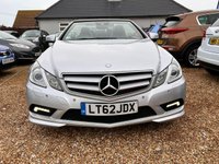 USED 2012 62 MERCEDES-BENZ E-CLASS 2.1 E250 CDI BlueEfficiency Sport Cabriolet 2dr Diesel Manual Euro 5 (s/s) (204 ps) Stunning Cabriolet With Full Black Leather Interior