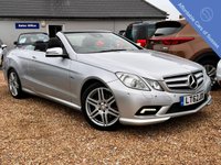 USED 2012 62 MERCEDES-BENZ E-CLASS 2.1 E250 CDI BlueEfficiency Sport Cabriolet 2dr Diesel Manual Euro 5 (s/s) (204 ps) Stunning Cabriolet With Full Black Leather Interior