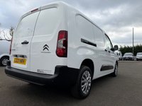 USED 2021 21 CITROEN BERLINGO 1.5 BlueHDi 950 Enterprise XL Panel Van 6dr Diesel Manual LWB Euro 6 (s/s) (100 ps) 1 OWNER MEDIA AIR CON 2 SIDE DOORS 3 FRONT SEATS 42K MILES COMES MOT 1 YEAR AND FULL SERVICE