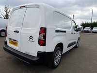 USED 2021 21 CITROEN BERLINGO 1.5 BlueHDi 950 Enterprise XL Panel Van 6dr Diesel Manual LWB Euro 6 (s/s) (100 ps) 1 OWNER MEDIA AIR CON 2 SIDE DOORS 3 FRONT SEATS 42K MILES COMES MOT 1 YEAR AND FULL SERVICE