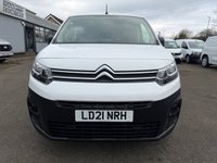 USED 2021 21 CITROEN BERLINGO 1.5 BlueHDi 950 Enterprise XL Panel Van 6dr Diesel Manual LWB Euro 6 (s/s) (100 ps) 1 OWNER MEDIA AIR CON 2 SIDE DOORS 3 FRONT SEATS 42K MILES COMES MOT 1 YEAR AND FULL SERVICE