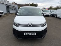 USED 2021 21 CITROEN BERLINGO 1.5 BlueHDi 950 Enterprise XL Panel Van 6dr Diesel Manual LWB Euro 6 (s/s) (100 ps) 1 OWNER MEDIA AIR CON 2 SIDE DOORS 3 FRONT SEATS 42K MILES COMES MOT 1 YEAR AND FULL SERVICE
