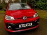 USED 2019 19 VOLKSWAGEN UP! 1.0 TSI up! GTI Hatchback 3dr Petrol Manual Euro 6 (s/s) (115 ps) ELDERLY GENTLEMAN LAST OWNED WITH ONLY 38,500 MILES AND FULL VW SPECIALIST SERVICE HISTORY//PANORAMIC GLASS ROOF//CRUISE CONTROL//BEATS MUSIC//REAR PARK ASSIST//ARM-REST//ELBOW PADS ON DOORS//HALIGEN HEADLAMPS//X4 NEW 205 TYRES//NEW CAMBELT AND NEW FRONT  BRAKE PADS AND DISCS 5,000 MILES AGO//STUNNING CONDTION INSIDE AND OUT Euro 6 (s/s) (115 ps) ELDERLY GENTLEMAN LAST OWNED WITH ONLY 38,500 MILES AND FULL VW SPECIALIST SERVICE HISTORY//PANORAMIC GLASS ROOF//CRUISE CONTROL//BEATS MUSIC//REAR PARK ASSIST//ARM-REST//ELBOW PADS ON DOORS//HALIGEN HEADLAMPS//X4 NEW 205 TYRES//NEW CAMBELT/// AND NEW FRONT  BRAKE PADS AND DISCS 5,000 MILES AGO//HEATED SEATS//STUNNING CONDTION INSIDE AND OUT