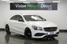 USED 2016 66 MERCEDES-BENZ CLA 1.6 CLA180 AMG Line Coupe 7G-DCT Euro 6 (s/s) 4dr Black Leather, Privacy