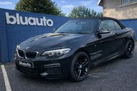 USED 2017 67 BMW 2 SERIES 1.5 218i M Sport Convertible 2dr Petrol Auto Euro 6 (s/s) (136 ps) Climate control A/C, Tan leather interior, M Sport Plus, Harmon Kardon Sound System, Folding Wingmirrors, Wireless Charging, Apple Carplay, Rear Parking Camera, Satellite navigation, Bluetooth, Voice control, USB input, Keyless drive, Auto wipers, Different drive modes, DAB radio, Front + Rear parking sensors, Auto headlights.