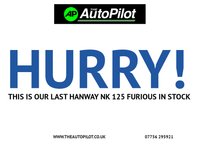 USED 2021 71 HANWAY NK 125 FURIOUS 125 S E5 Naked Petrol Manual Euro 5 (15 ps) 
