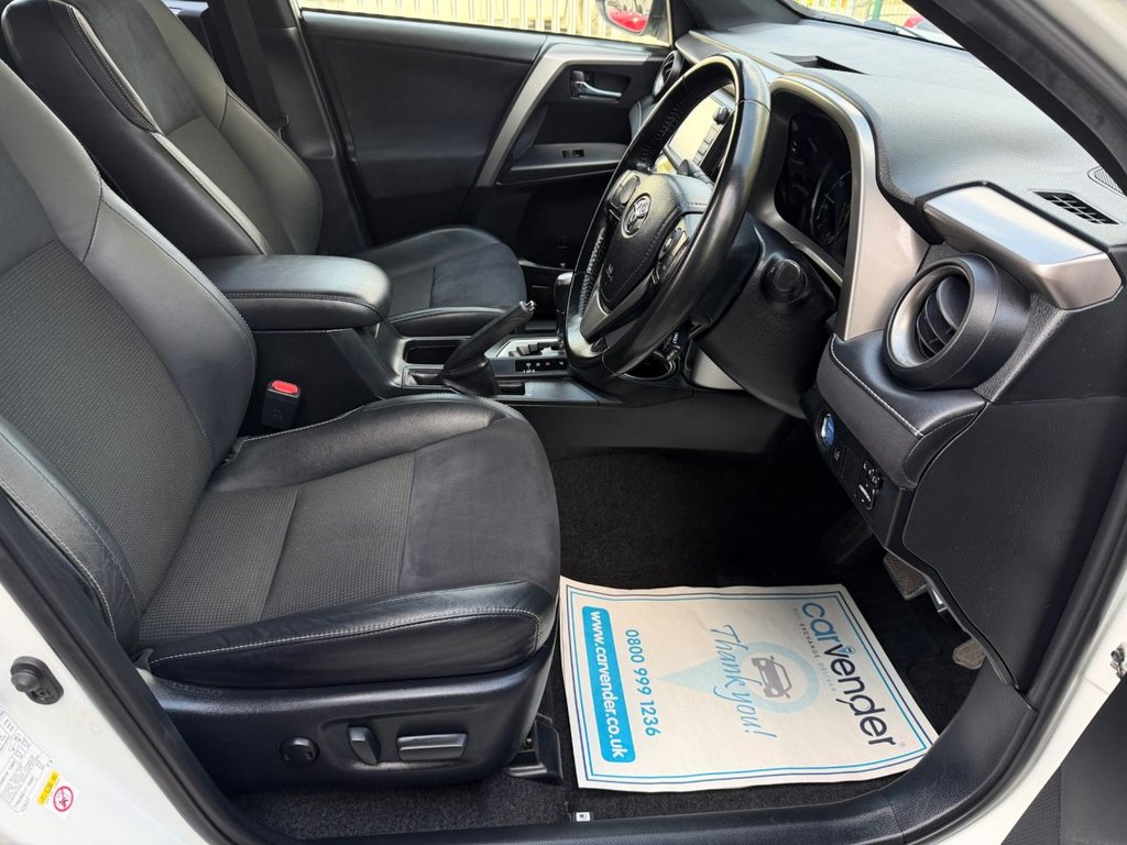 USED 2018 68 TOYOTA RAV4 2.5 VVT-h Design SUV 5dr Petrol Hybrid CVT Euro 6 (s/s) (197 ps) 6 Services|Adaptive Cruise|SatNav|Camera|Heated Seats|