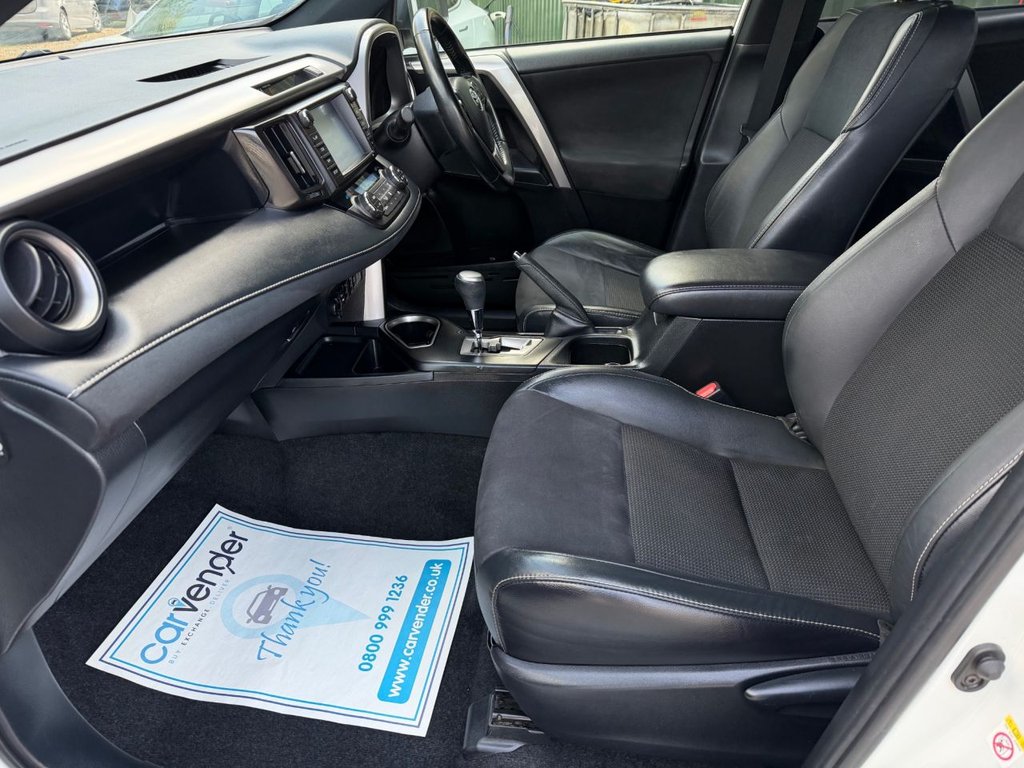 USED 2018 68 TOYOTA RAV4 2.5 VVT-h Design SUV 5dr Petrol Hybrid CVT Euro 6 (s/s) (197 ps) 6 Services|Adaptive Cruise|SatNav|Camera|Heated Seats|