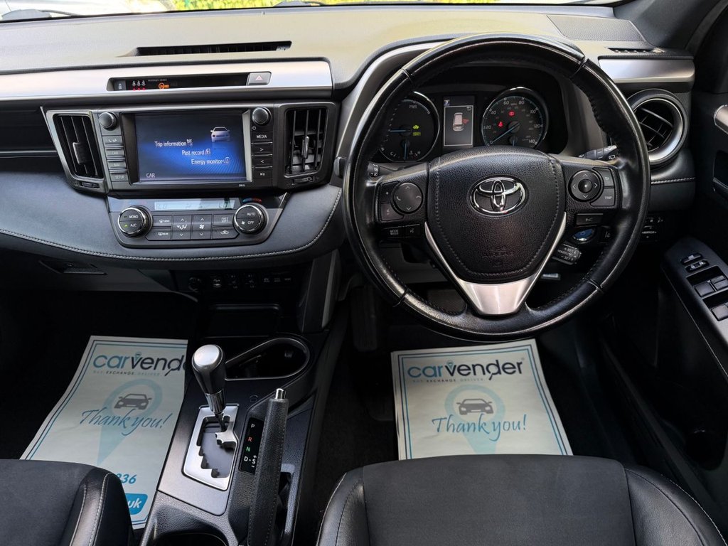 USED 2018 68 TOYOTA RAV4 2.5 VVT-h Design SUV 5dr Petrol Hybrid CVT Euro 6 (s/s) (197 ps) 6 Services|Adaptive Cruise|SatNav|Camera|Heated Seats|