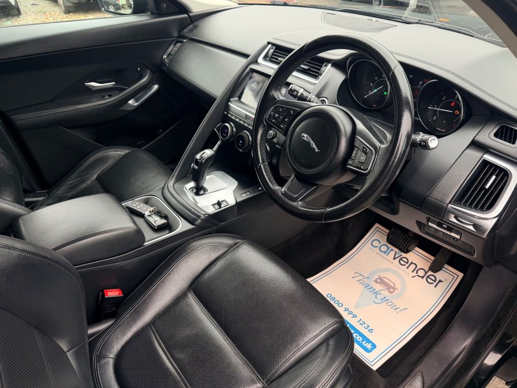 USED 2018 68 JAGUAR E-PACE 2.0 D150 S SUV 5dr Diesel Auto AWD Euro 6 (s/s) (150 ps) SatNav|Camera|R.Sensors|Cruise|H.Seats|Apple CarPlay/Android Auto|