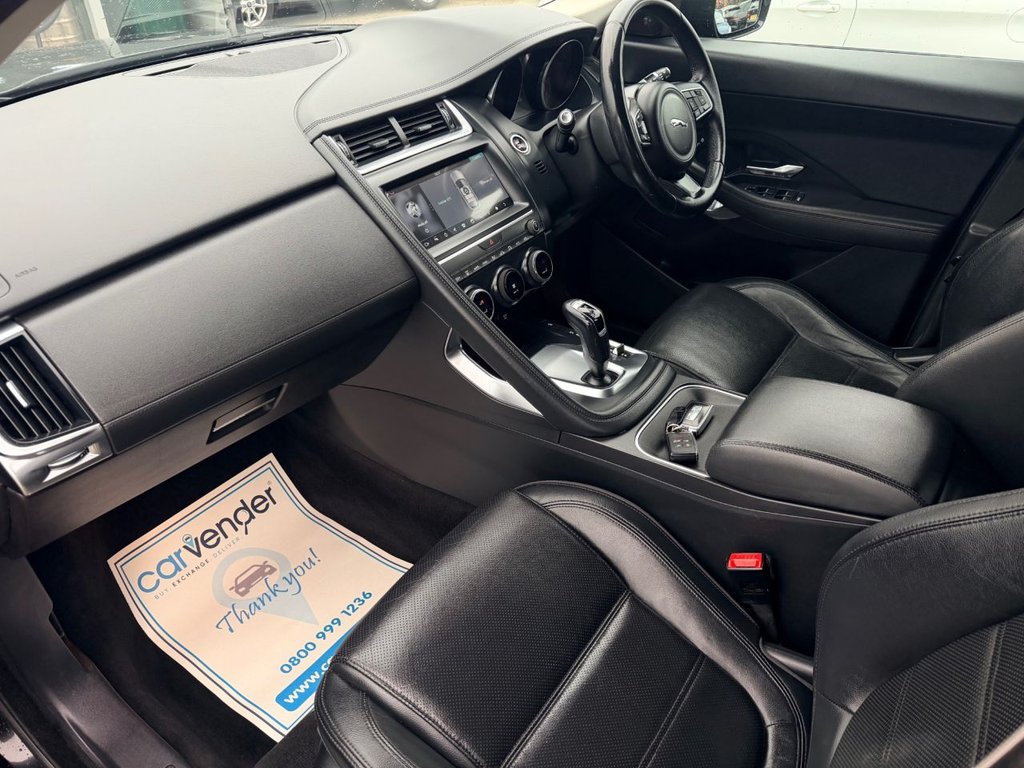 USED 2018 68 JAGUAR E-PACE 2.0 D150 S SUV 5dr Diesel Auto AWD Euro 6 (s/s) (150 ps) SatNav|Camera|R.Sensors|Cruise|H.Seats|Apple CarPlay/Android Auto|