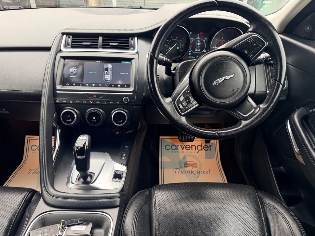 USED 2018 68 JAGUAR E-PACE 2.0 D150 S SUV 5dr Diesel Auto AWD Euro 6 (s/s) (150 ps) SatNav|Camera|R.Sensors|Cruise|H.Seats|Apple CarPlay/Android Auto|