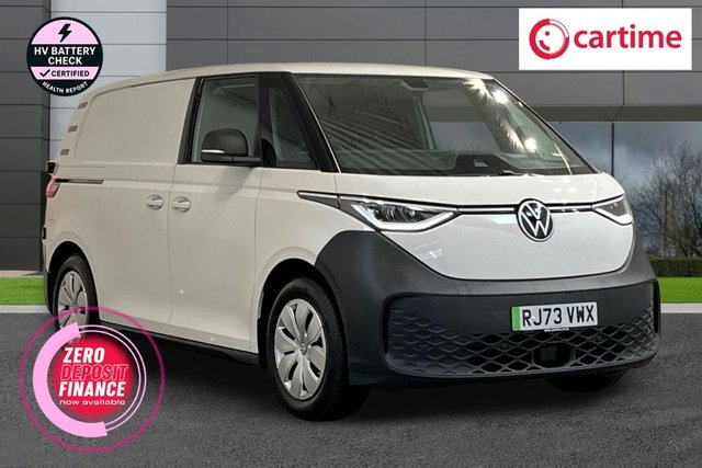 View our Volkswagen ID Buzz Pro 77kWh Commerce Plus Panel Van 5dr Electric Auto (204 ps) App Connect, Driver Assistance Package Plus, Heated Front Seats, 19In Alloys, Heated Windscreen