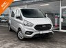 USED 2020 70 FORD TRANSIT CUSTOM NO VAT 2.0 300 EcoBlue Limited Crew Van Double Cab 5dr Diesel Manual L2 H1 Euro 6 (s/s) (130 ps) 5 SEATS+APPLE CARPLAY+PLY LINE - NO VAT