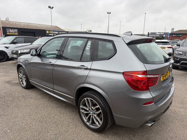 2016 BMW X3 2.0 20d M Sport SUV 5dr Diesel Auto xDrive Euro 6 (s/s) (190 ps) 1 FORMER KEEPER-GREAT SERVICE HISTORY-SPACE GREY METALLIC WITH BLACK NEVADA LEATHER-MULTIFUNCTION STEERING WHEEL-19" DOUBLE SPOKE ALLOYS-PERFORMANCE OCNTROL-POWER TAILGATE-HEATED SEATS-PARKING SENSORS-RAIN SENSOR-BLUETOOTH-CRUISE CONTROL-BUSINESS NAVIGATION-DAB RADIO-DUAL ZONE CLIMATE CONTROL - Photo 4