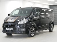 USED 2022 22 FORD TRANSIT CUSTOM 320 2.0 EBL 185 BHP L2 LONG SPORT CREWCAB 5 SEATER 5 SEATER | SAT NAV | 185 BHP | TAILGATE