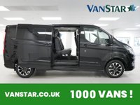 USED 2022 22 FORD TRANSIT CUSTOM 320 2.0 EBL 185 BHP L2 LONG SPORT CREWCAB 5 SEATER 5 SEATER | SAT NAV | 185 BHP | TAILGATE