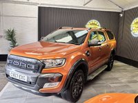 USED 2017 67 FORD RANGER 3.2 TDCi Wildtrak Pickup Double Cab 4dr Diesel Auto 4WD Euro 5 (200 ps) DELIVERY AVAIABLE