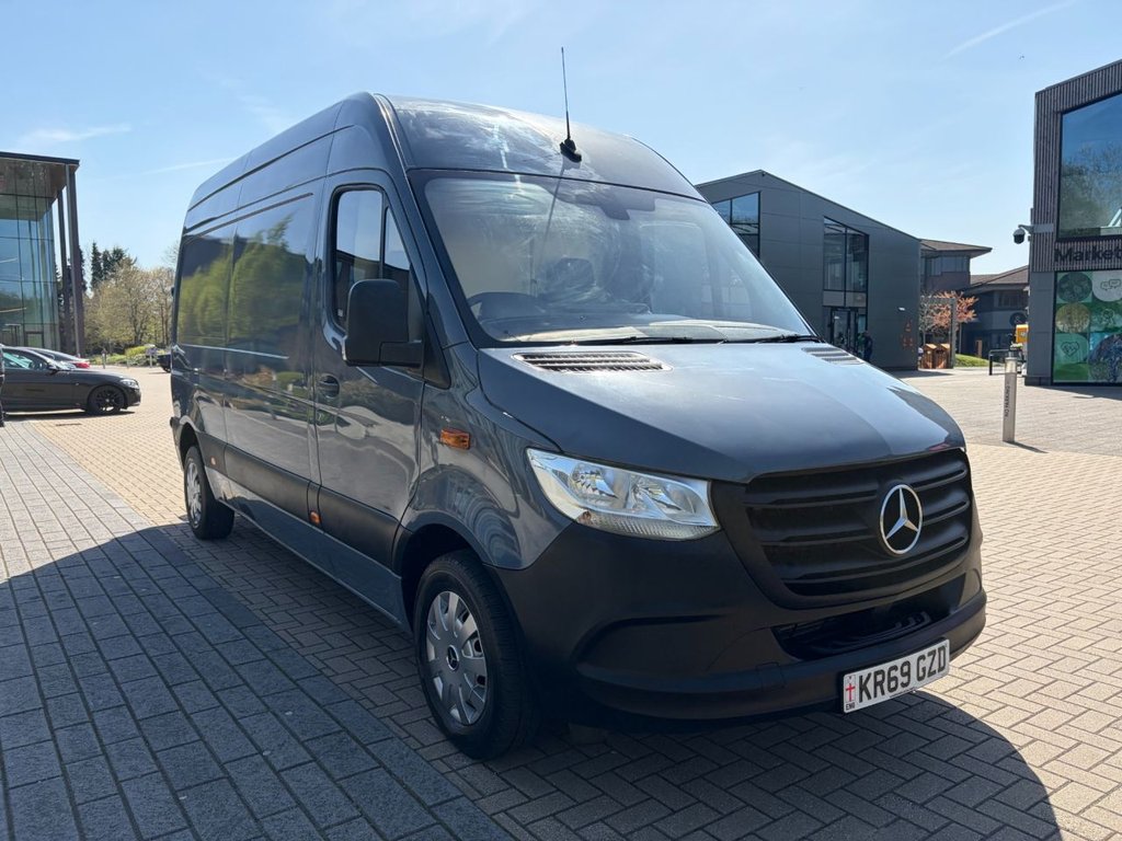 USED 2019 69 MERCEDES-BENZ SPRINTER **NO VAT**314 2.1CDI EU6 S/S L2H2 FWD 143ps *AIRCON*REV/CAMERA*KEYLESS START*E/PACK*RAIN SENSOR* NO VAT-EU6-A/C-L2H2-CAMERA-E/P
