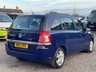 USED 2013 13 VAUXHALL ZAFIRA 1.6 16V Exclusiv Euro 5 5dr WARRANTYHISTORYSERVICEDULEZ