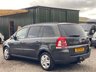 USED 2013 13 VAUXHALL ZAFIRA 1.8 16V Exclusiv MPV 5dr Petrol Manual Euro 5 (140 ps) WARRATOWBARFSH12 STAMPULEZ