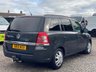 USED 2013 13 VAUXHALL ZAFIRA 1.8 16V Exclusiv MPV 5dr Petrol Manual Euro 5 (140 ps) WARRATOWBARFSH12 STAMPULEZ