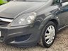 USED 2013 13 VAUXHALL ZAFIRA 1.8 16V Exclusiv MPV 5dr Petrol Manual Euro 5 (140 ps) WARRATOWBARFSH12 STAMPULEZ