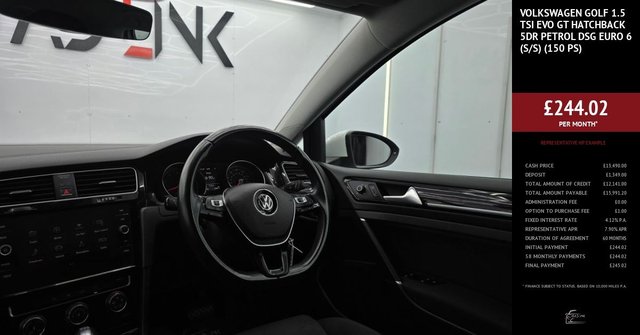 2017 VOLKSWAGEN GOLF 1.5 TSI EVO GT Hatchback 5dr Petrol DSG Euro 6 (s/s) (150 ps) - Photo 3