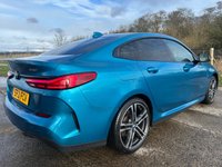 USED 2021 21 BMW 2 SERIES GRAN COUPE 1.5 218i M Sport Saloon 4dr Petrol Manual Euro 6 (s/s) (136 ps) APPLE CARPLAY/ANDROID AUTO + PERFORATED DAKOTA LEATHER + HEATED FRONT SEATS + M-SPORT PACKAGE + FINISHED IN SNAPPER ROCKS BLUE + FRONT & REAR PARKING SENSORS + DAB RADIO + BLUETOOTH + DUAL-ZONE CLIMATE CONTROL + M-SPORT MULTI-FUNCTION LEATHER STEERING WHEEL + CRUISE CONTROL WITH BRAKE FUNCTION + DRIVE PERFORMANCE CONTROL + BMW LIVE PROFESSIONAL COCKPIT + ELECTRIC PARKING BRAKE + 18' M SPORT BI-COLOUR ALLOY WHEELS WITH TPMS