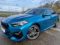 USED 2021 21 BMW 2 SERIES GRAN COUPE 1.5 218i M Sport Saloon 4dr Petrol Manual Euro 6 (s/s) (136 ps) APPLE CARPLAY/ANDROID AUTO + PERFORATED DAKOTA LEATHER + HEATED FRONT SEATS + M-SPORT PACKAGE + FINISHED IN SNAPPER ROCKS BLUE + FRONT & REAR PARKING SENSORS + DAB RADIO + BLUETOOTH + DUAL-ZONE CLIMATE CONTROL + M-SPORT MULTI-FUNCTION LEATHER STEERING WHEEL + CRUISE CONTROL WITH BRAKE FUNCTION + DRIVE PERFORMANCE CONTROL + BMW LIVE PROFESSIONAL COCKPIT + ELECTRIC PARKING BRAKE + 18' M SPORT BI-COLOUR ALLOY WHEELS WITH TPMS