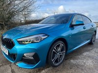USED 2021 21 BMW 2 SERIES GRAN COUPE 1.5 218i M Sport Saloon 4dr Petrol Manual Euro 6 (s/s) (136 ps) APPLE CARPLAY/ANDROID AUTO + PERFORATED DAKOTA LEATHER + HEATED FRONT SEATS + M-SPORT PACKAGE + FINISHED IN SNAPPER ROCKS BLUE + FRONT & REAR PARKING SENSORS + DAB RADIO + BLUETOOTH + DUAL-ZONE CLIMATE CONTROL + M-SPORT MULTI-FUNCTION LEATHER STEERING WHEEL + CRUISE CONTROL WITH BRAKE FUNCTION + DRIVE PERFORMANCE CONTROL + BMW LIVE PROFESSIONAL COCKPIT + ELECTRIC PARKING BRAKE + 18' M SPORT BI-COLOUR ALLOY WHEELS WITH TPMS