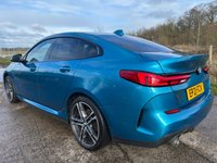USED 2021 21 BMW 2 SERIES GRAN COUPE 1.5 218i M Sport Saloon 4dr Petrol Manual Euro 6 (s/s) (136 ps) APPLE CARPLAY/ANDROID AUTO + PERFORATED DAKOTA LEATHER + HEATED FRONT SEATS + M-SPORT PACKAGE + FINISHED IN SNAPPER ROCKS BLUE + FRONT & REAR PARKING SENSORS + DAB RADIO + BLUETOOTH + DUAL-ZONE CLIMATE CONTROL + M-SPORT MULTI-FUNCTION LEATHER STEERING WHEEL + CRUISE CONTROL WITH BRAKE FUNCTION + DRIVE PERFORMANCE CONTROL + BMW LIVE PROFESSIONAL COCKPIT + ELECTRIC PARKING BRAKE + 18' M SPORT BI-COLOUR ALLOY WHEELS WITH TPMS