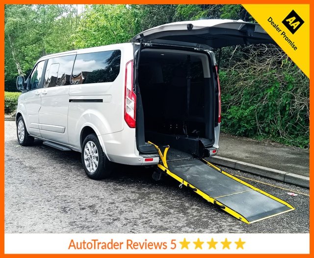 View our Ford Tourneo Custom 2.0 320 EcoBlue Titanium Minibus 5dr Diesel Manual L2 Euro 6 (s/s) (130 ps).*8 SEATS+RAMP*LWB L2*FORD HISTORY*OVER 70 MINIBUSES IN STOCK*