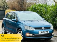 USED 2015 15 VOLKSWAGEN POLO 1.2 TSI BlueMotion Tech SE Hatchback 5dr Petrol DSG Euro 6 (s/s) (90 ps) VERY LOW MILES+1 OWNER+SENSORS