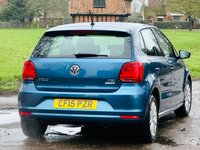 USED 2015 15 VOLKSWAGEN POLO 1.2 TSI BlueMotion Tech SE Hatchback 5dr Petrol DSG Euro 6 (s/s) (90 ps) VERY LOW MILES+1 OWNER+SENSORS
