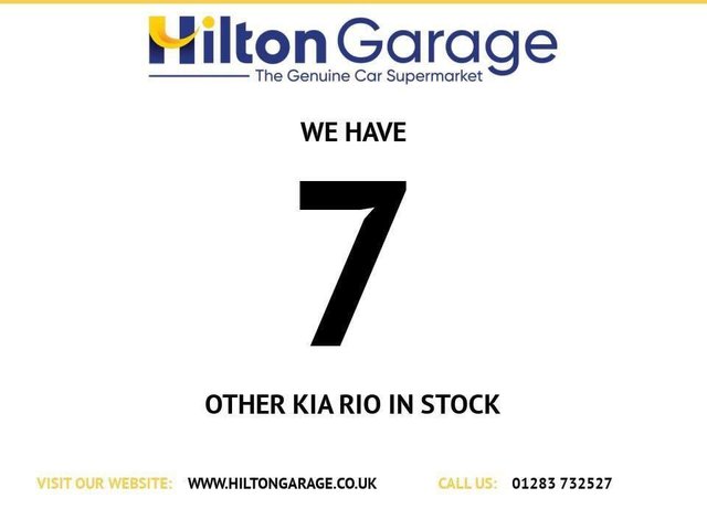 USED 2016 16 KIA RIO 1.4 EcoDynamics 4 Hatchback 5dr Petrol Manual Euro 6 (s/s) (107 bhp) CLICK & COLLECT/HOME DELIVERY