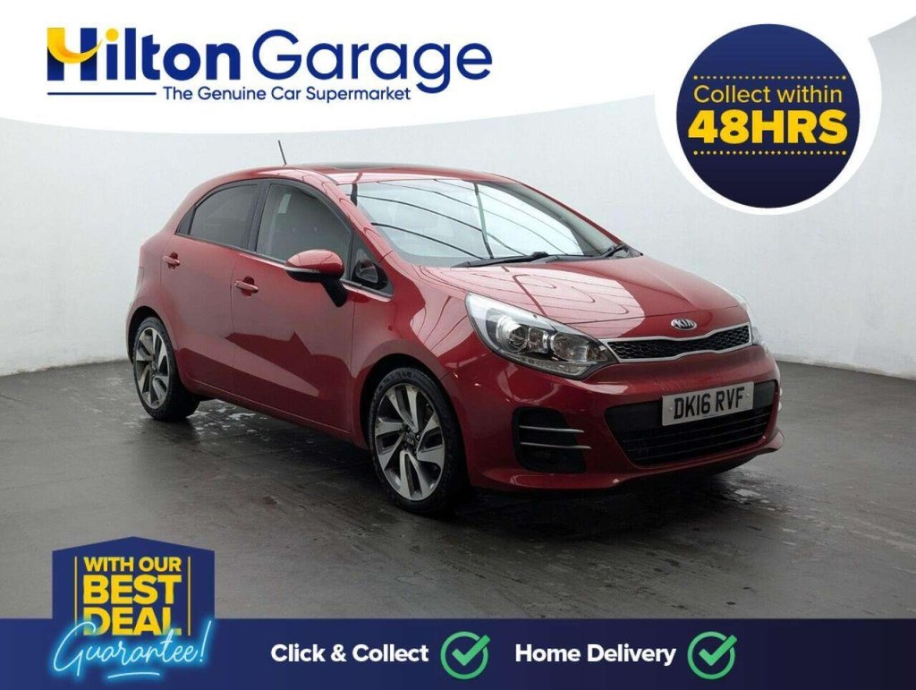 Used 2016 16 KIA RIO 1.4 EcoDynamics 4 Hatchback 5dr Petrol Manual Euro 6 (s/s) (107 bhp) CLICK & COLLECT/HOME DELIVERY