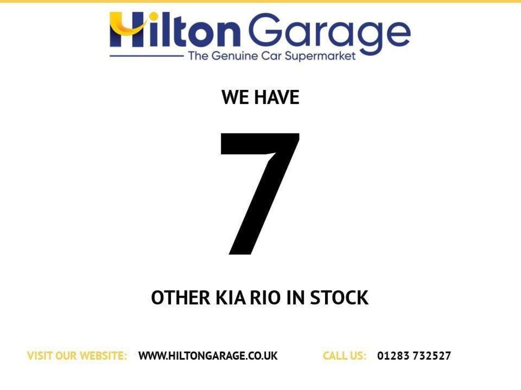 Used 2016 16 KIA RIO 1.4 EcoDynamics 4 Hatchback 5dr Petrol Manual Euro 6 (s/s) (107 bhp) CLICK & COLLECT/HOME DELIVERY