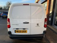 USED 2021 21 PEUGEOT PARTNER 1.5 BlueHDi 1000 Professional Standard Panel Van 5dr Diesel Manual SWB Euro 6 (100 bhp) BLUETOOTH~DAB~A/C~PARKING SENSORS